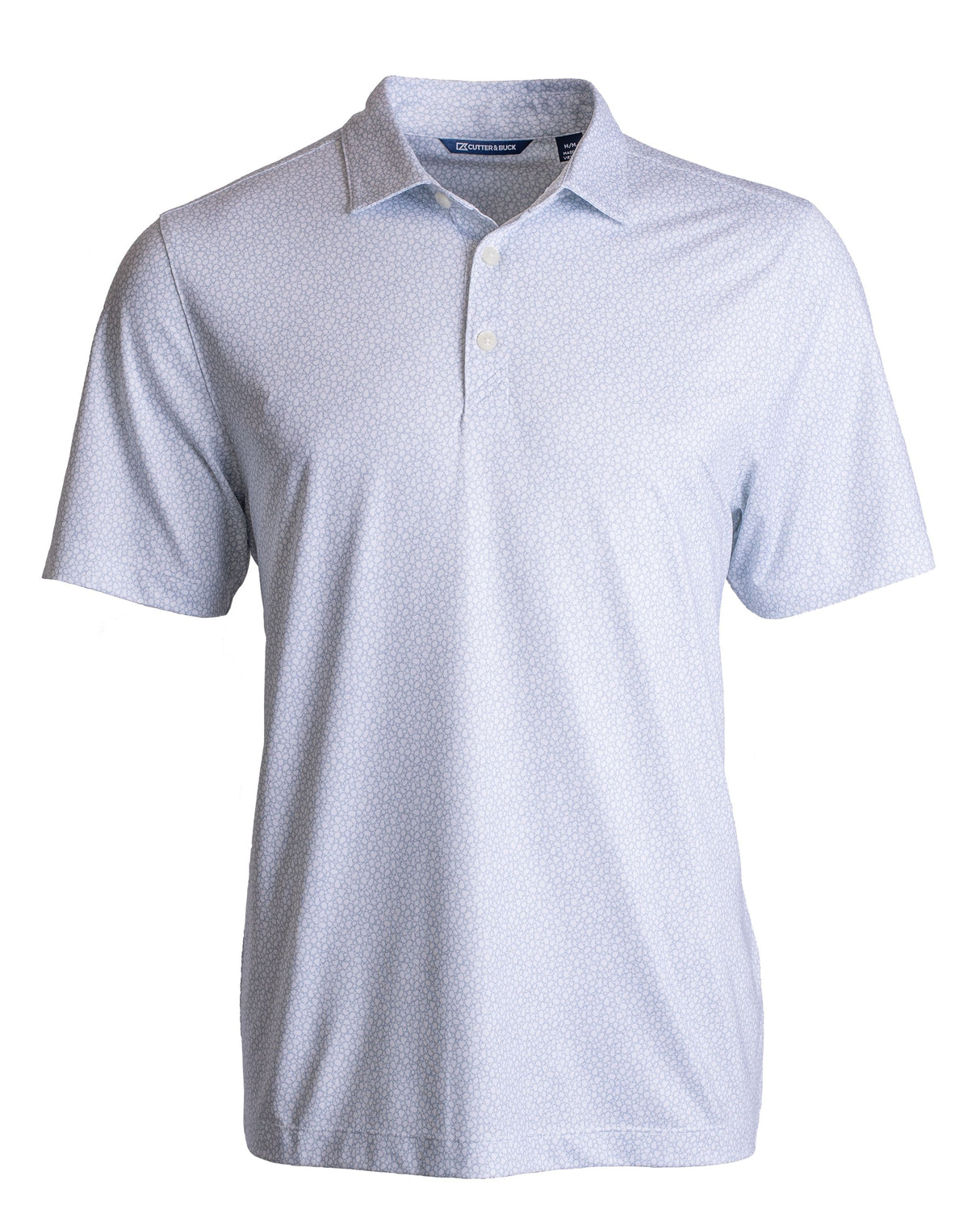 Cutter & Buck Men's Pike Recycled Pebble Print Polo-1