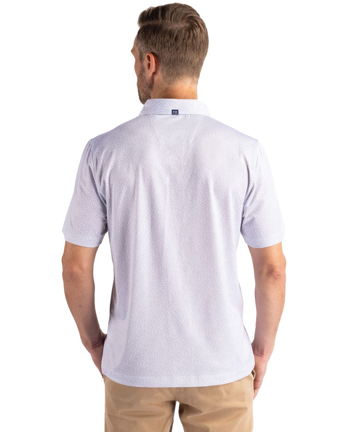 Cutter & Buck Men's Pike Recycled Pebble Print Polo-6