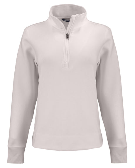 Cutter & Buck Women's Roam Recycled Buttery-Soft Knit Quarter Zip Pullover-1