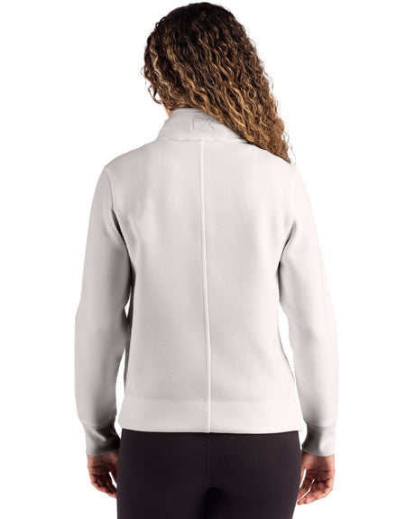 Cutter & Buck Women's Roam Recycled Buttery-Soft Knit Quarter Zip Pullover-1