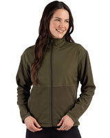 Cutter & Buck Women's Hunts Point Recycled Fleece Hybrid Full Zip Jacket-4