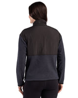 Cutter & Buck Women's Hunts Point Recycled Fleece Hybrid Full Zip Jacket-4