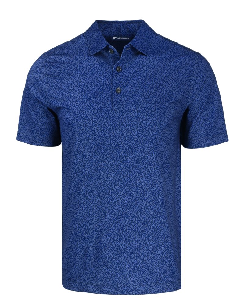 Cutter & Buck Men's Pike Recycled Pebble Print Polo-5