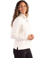 Cutter & Buck Women's Roam Recycled Buttery-Soft Knit Quarter Zip Pullover-3