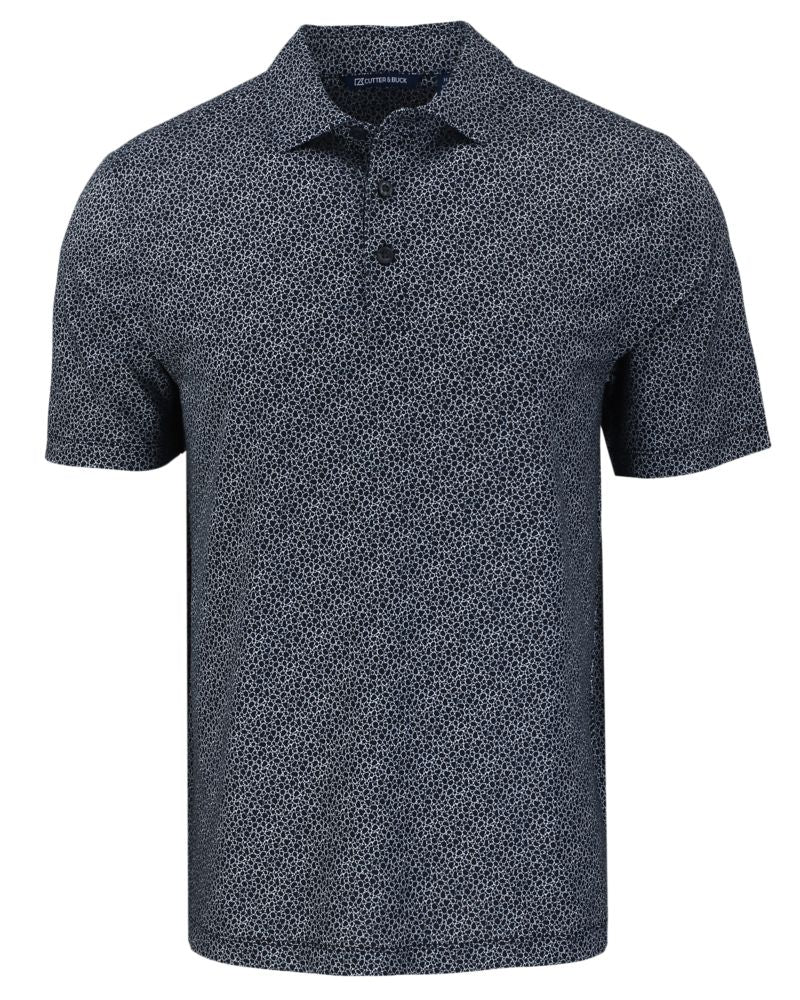 Cutter & Buck Men's Pike Recycled Pebble Print Polo-2