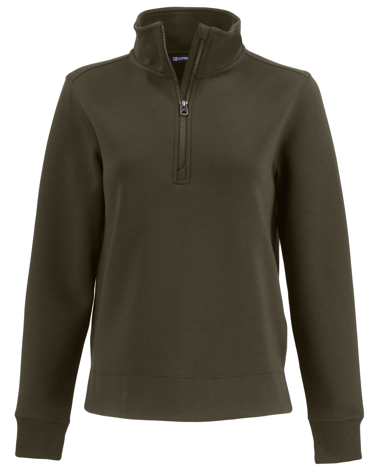 Cutter & Buck Women's Roam Recycled Buttery-Soft Knit Quarter Zip Pullover-1