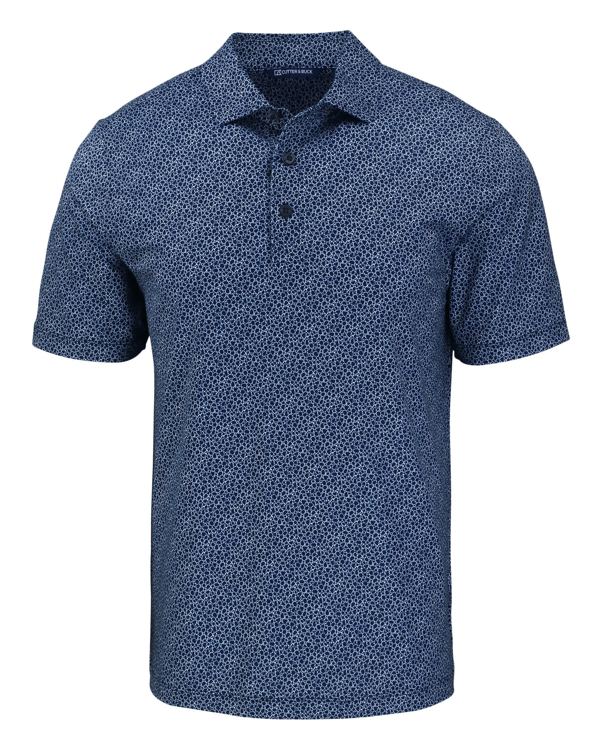 Cutter & Buck Men's Pike Recycled Pebble Print Polo-1