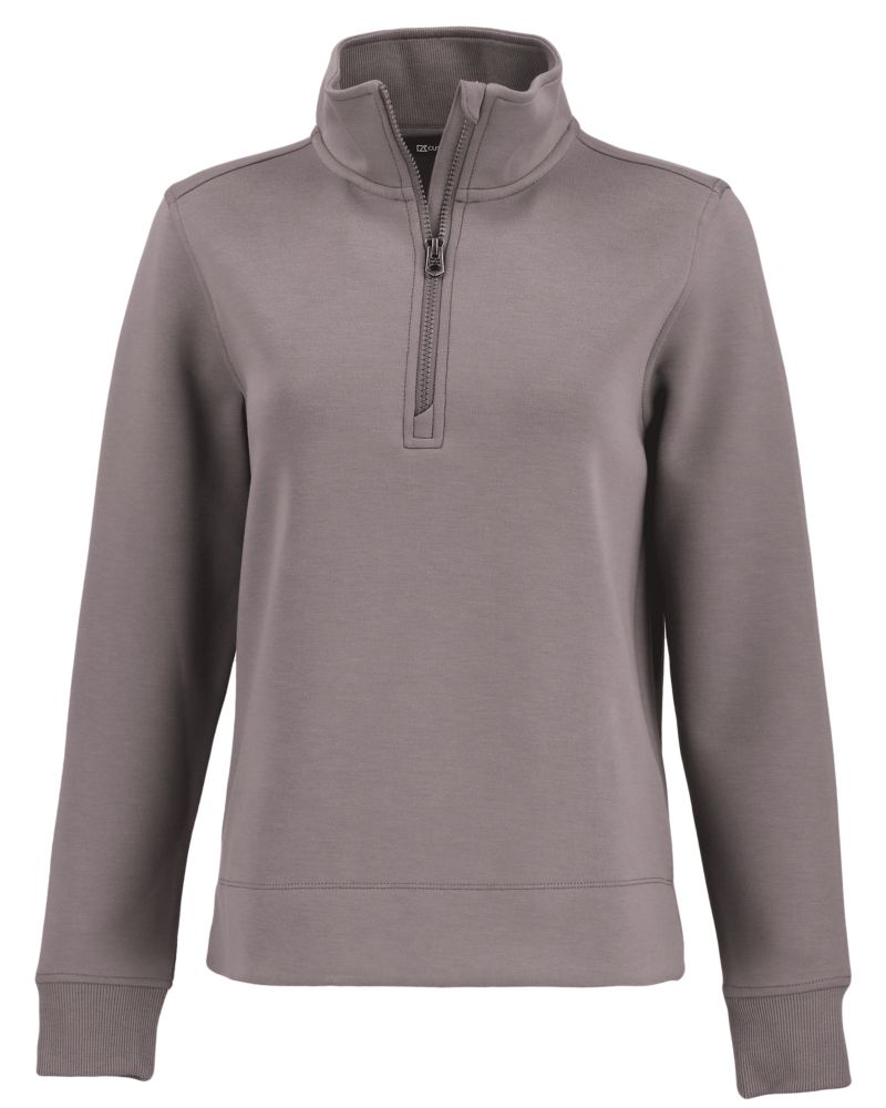 Cutter & Buck Women's Roam Recycled Buttery-Soft Knit Quarter Zip Pullover-5