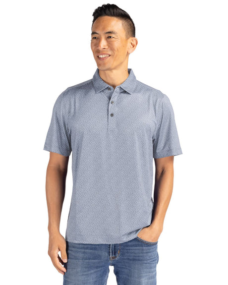 Cutter & Buck Men's Pike Recycled Pebble Print Polo-1