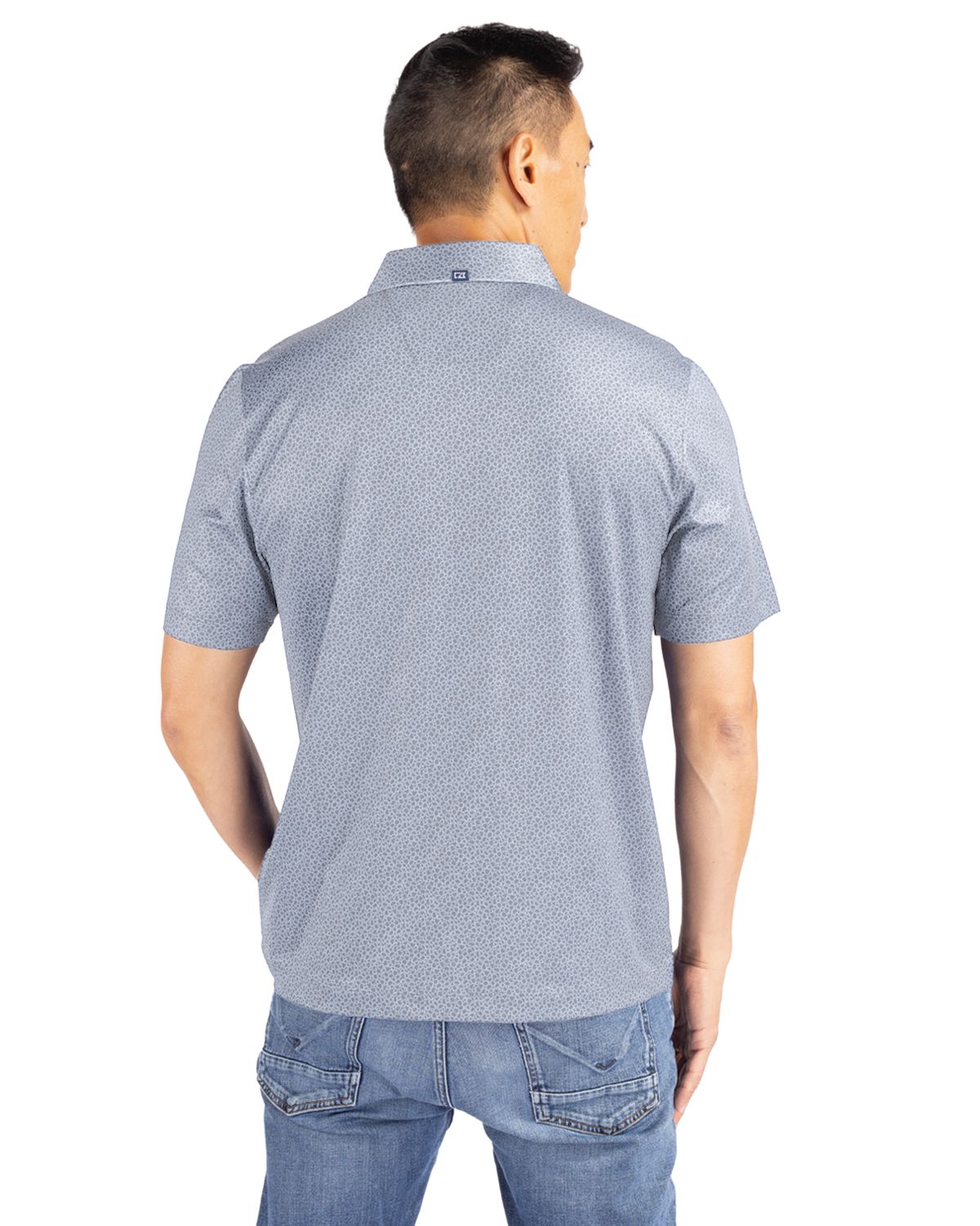 Cutter & Buck Men's Pike Recycled Pebble Print Polo-2