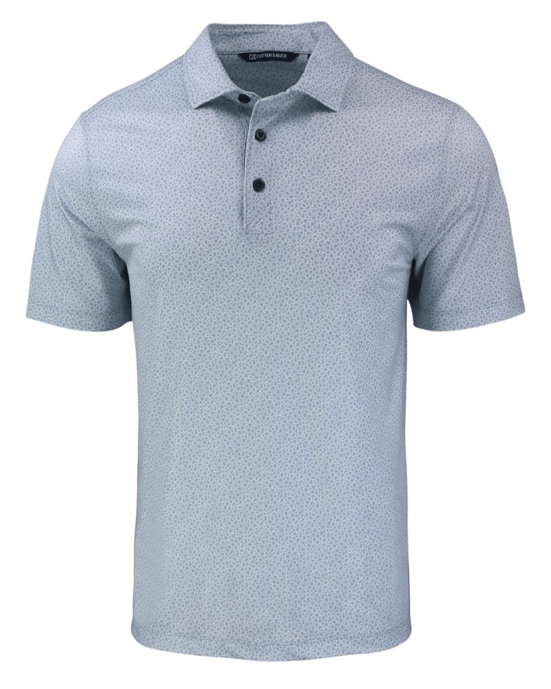 Cutter & Buck Men's Pike Recycled Pebble Print Polo-5