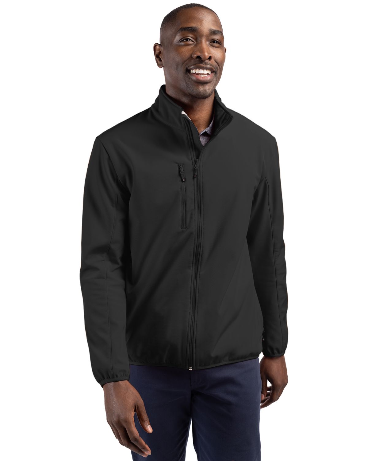 Clique Men's Trail Recycled Stretch Softshell Full Zip Jacket-4