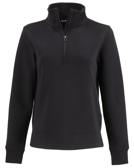 Cutter & Buck Women's Roam Recycled Buttery-Soft Knit Quarter Zip Pullover-1