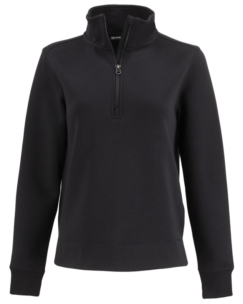 Cutter & Buck Women's Roam Recycled Buttery-Soft Knit Quarter Zip Pullover-2