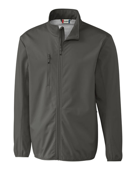 Clique Men's Trail Recycled Stretch Softshell Full Zip Jacket-1