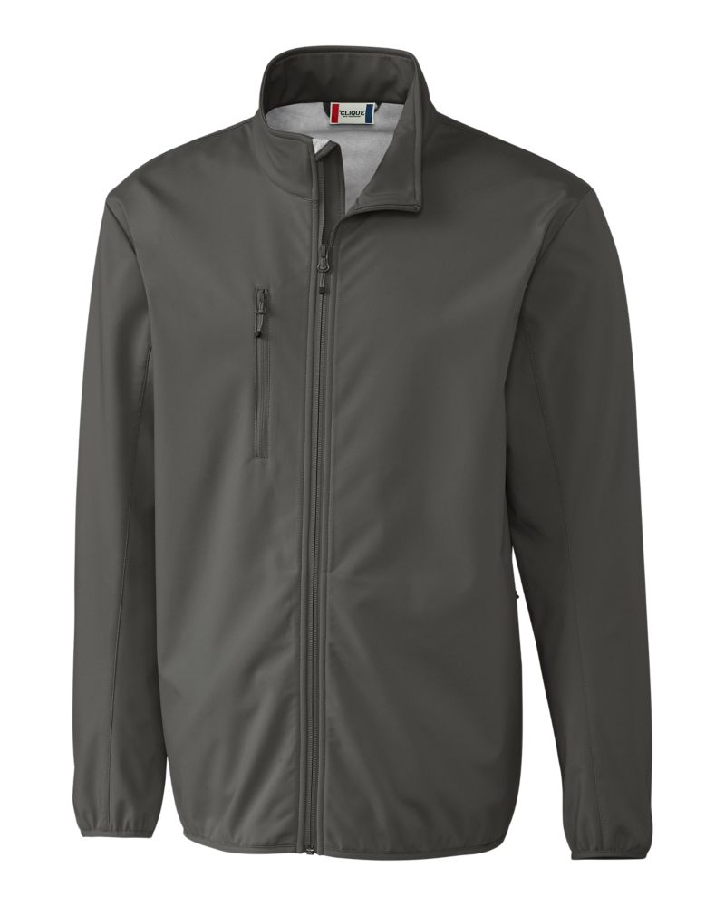Clique Men's Trail Recycled Stretch Softshell Full Zip Jacket-2