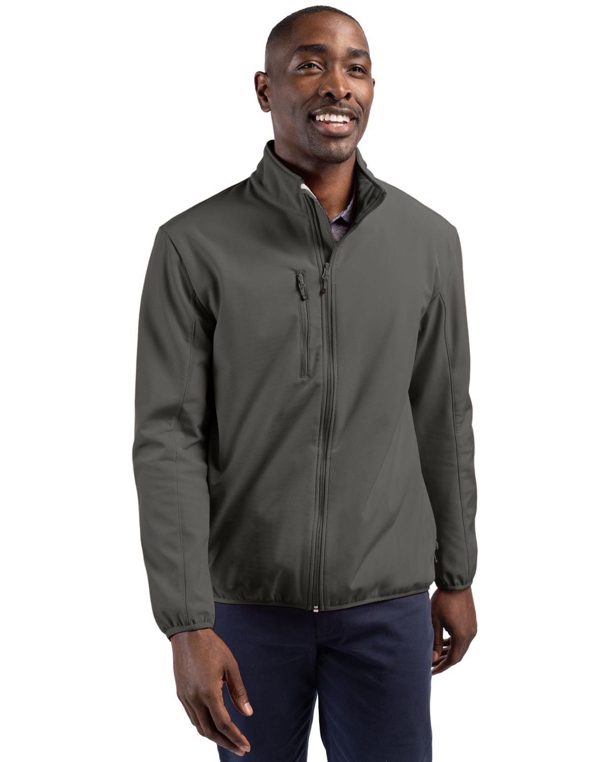 Clique Men's Trail Recycled Stretch Softshell Full Zip Jacket-4