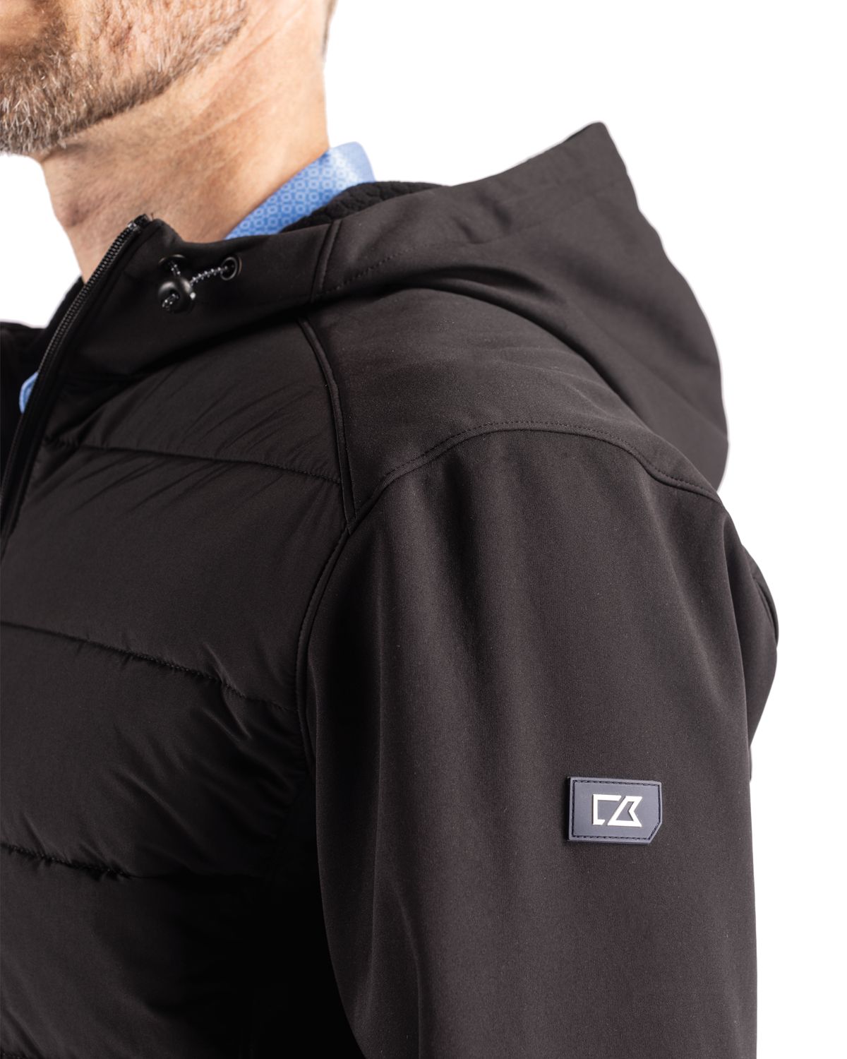 Cutter & Buck Men's Evoke Big & Tall Hybrid Full Zip Jacket-5