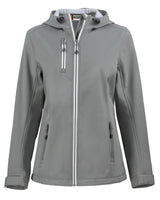 Clique Women's Telemark Recycled Stretch Softshell Full Zip Hooded Jacket-4