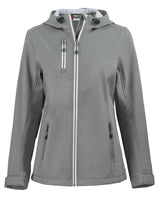 Clique Women's Telemark Recycled Stretch Softshell Full Zip Hooded Jacket-5