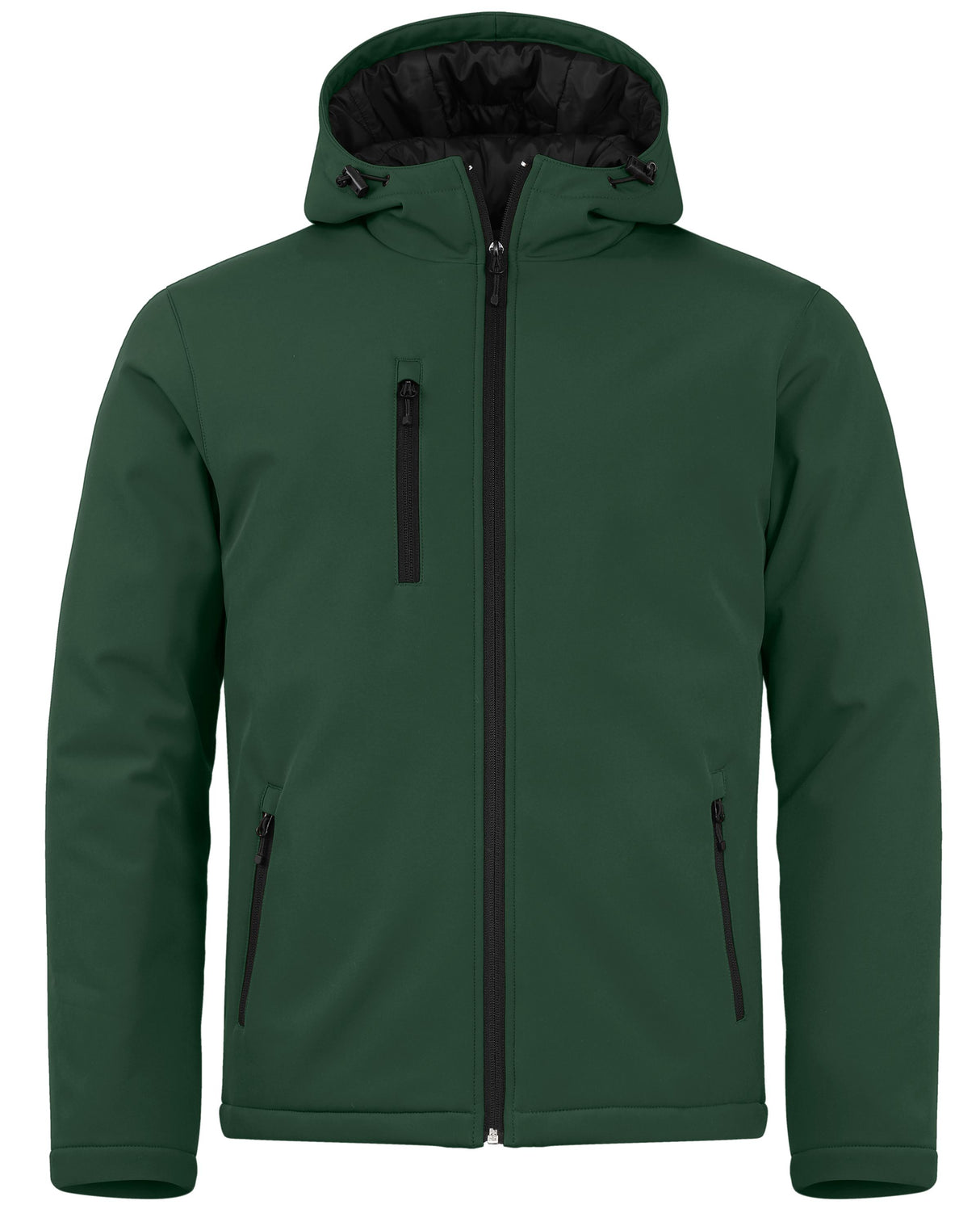 Clique Men's Equinox Insulated Softshell Full Zip Hooded Jacket-1