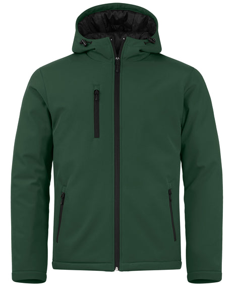 Clique Men's Equinox Insulated Softshell Full Zip Hooded Jacket-1