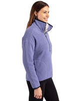 Cutter & Buck Women's Cascade Epic Comfort Recycled Sherpa Fleece Pullover Jacket-9