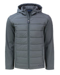 Cutter & Buck Men's Evoke Big & Tall Hybrid Full Zip Jacket-1