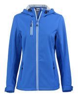 Clique Women's Telemark Recycled Stretch Softshell Full Zip Hooded Jacket-2