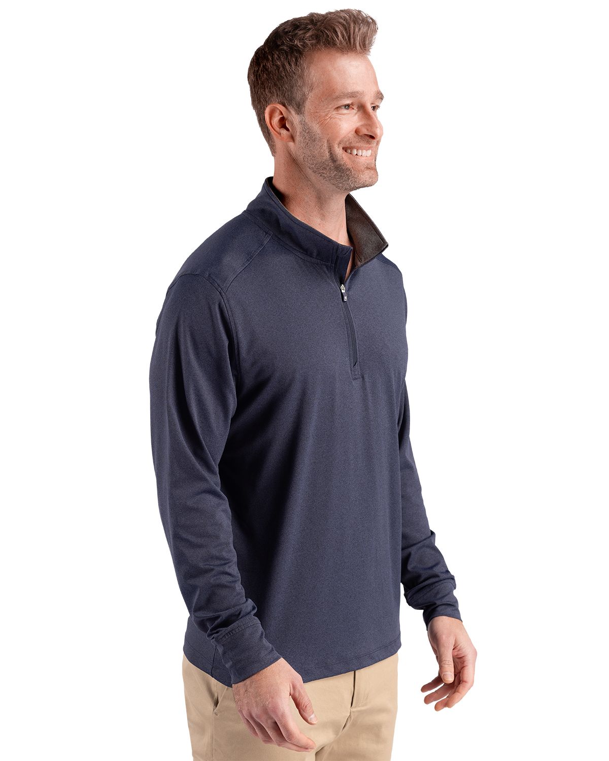 Cutter & Buck Men's Forge Big & Tall Quarter Zip Pullover-3