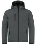 Clique Men's Equinox Insulated Softshell Full Zip Hooded Jacket-1