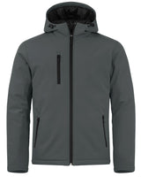 Clique Men's Equinox Insulated Softshell Full Zip Hooded Jacket-1