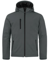 Clique Men's Equinox Insulated Softshell Full Zip Hooded Jacket-2