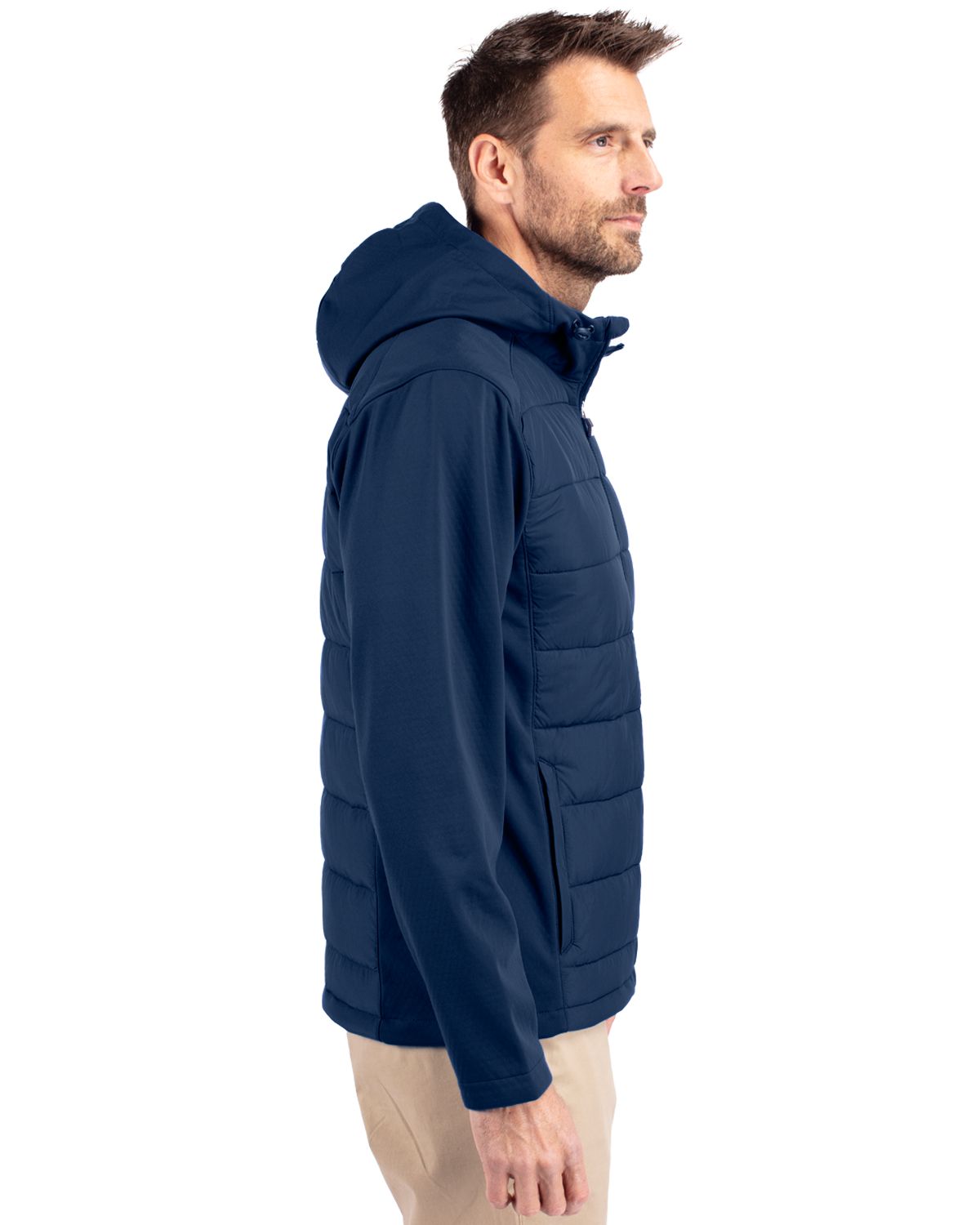 Cutter & Buck Men's Evoke Big & Tall Hybrid Full Zip Jacket-3