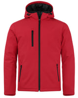 Clique Men's Equinox Insulated Softshell Full Zip Hooded Jacket-1