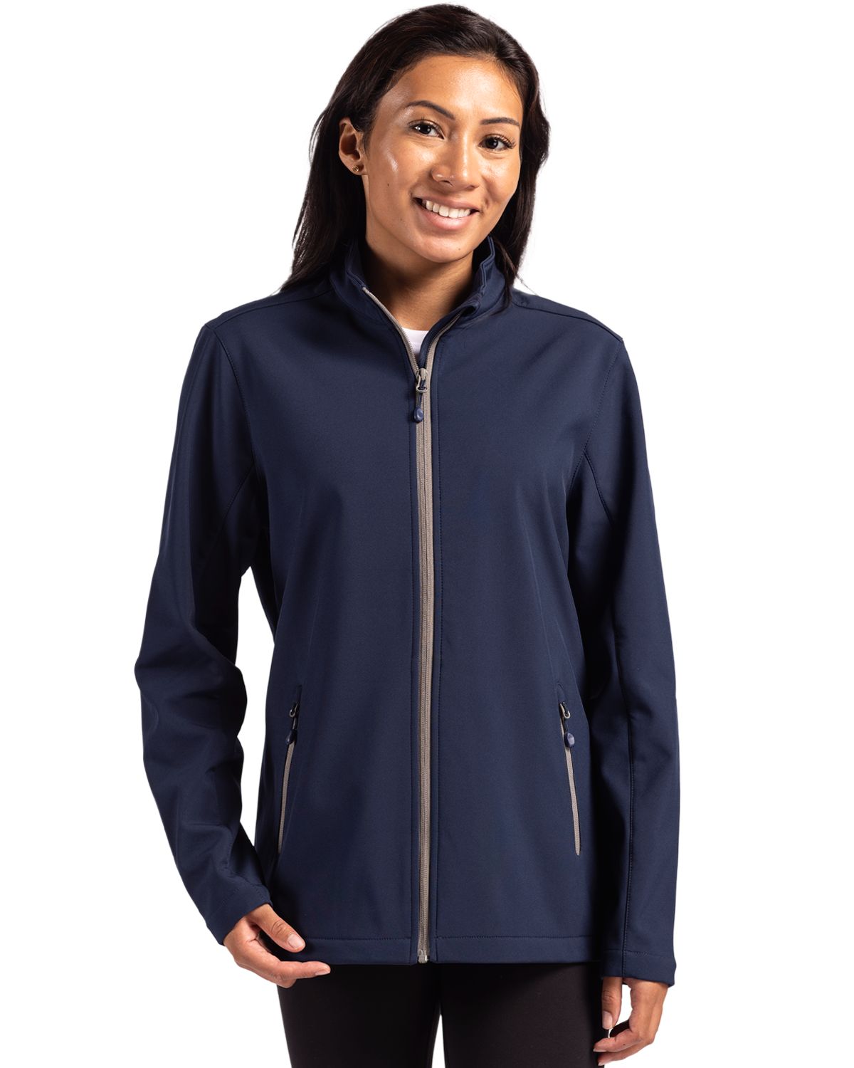 Clique Women's Tempo Recycled Stretch Softshell Full Zip Jacket-1