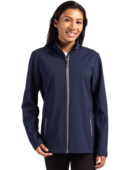 Clique Women's Tempo Recycled Stretch Softshell Full Zip Jacket-1