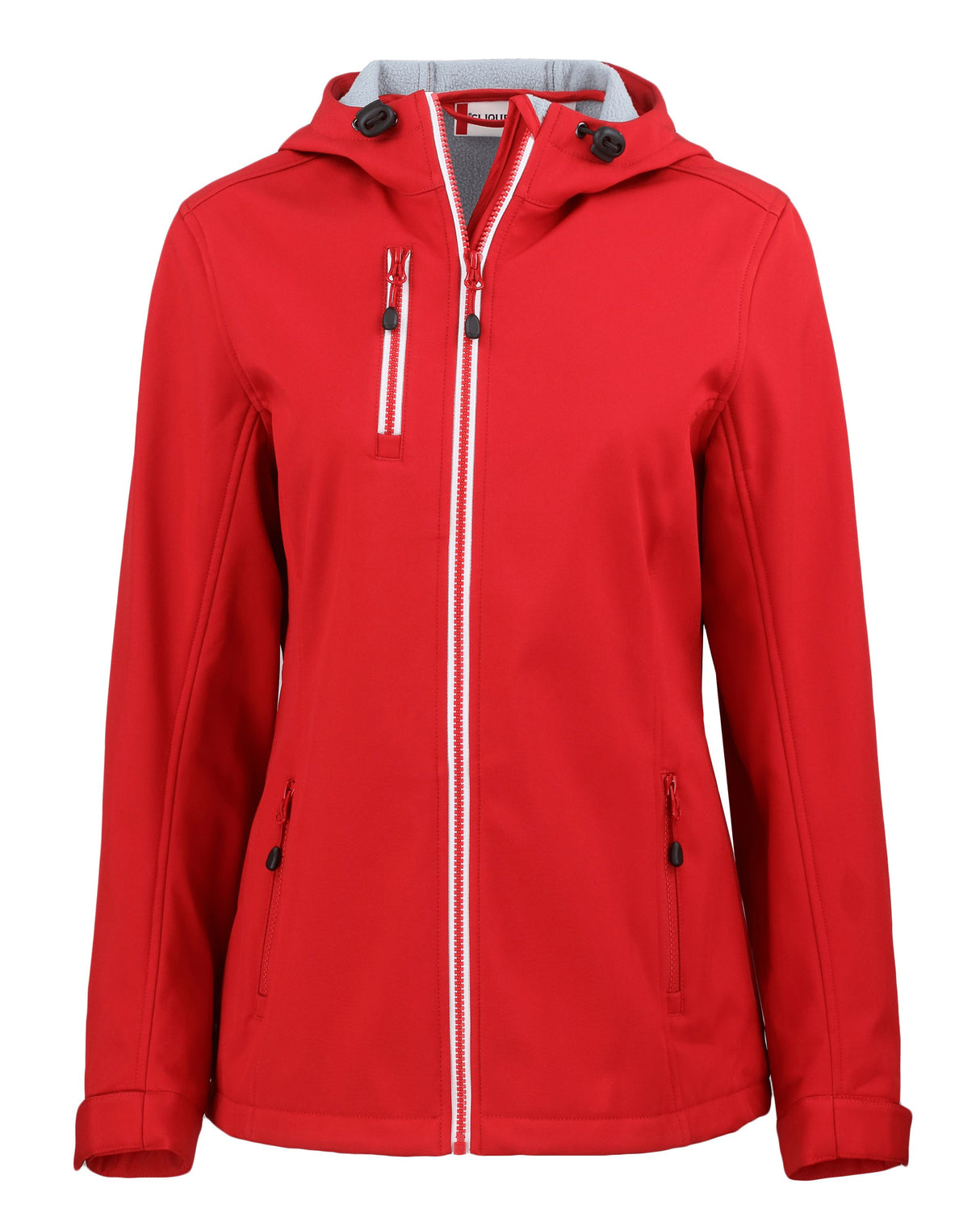 Clique Women's Telemark Recycled Stretch Softshell Full Zip Hooded Jacket-5