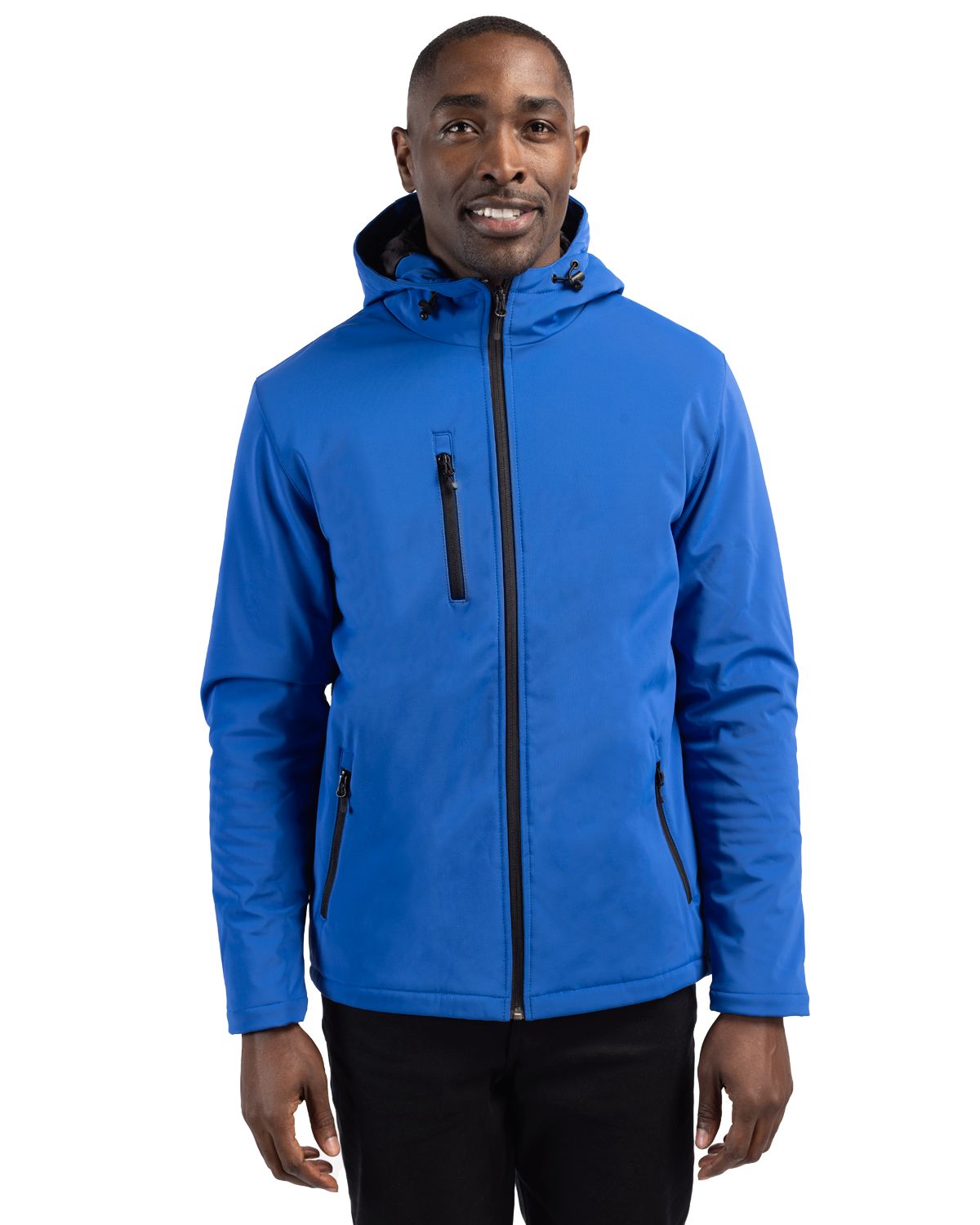 Clique Men's Equinox Insulated Softshell Full Zip Hooded Jacket-5