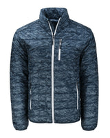 Cutter & Buck Men's Rainier Recycled Insulated Printed Puffer Full Zip Jacket-2
