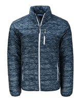 Cutter & Buck Men's Rainier Recycled Insulated Printed Puffer Full Zip Jacket-3