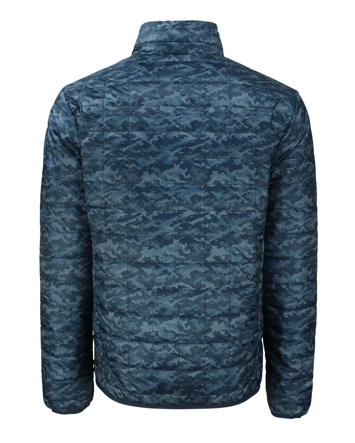 Cutter & Buck Men's Rainier Recycled Insulated Printed Puffer Full Zip Jacket-4