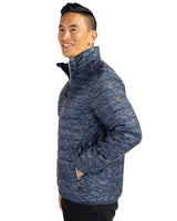 Cutter & Buck Men's Rainier Recycled Insulated Printed Puffer Full Zip Jacket-7