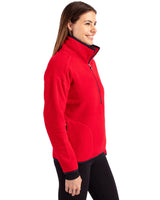Cutter & Buck Women's Cascade Epic Comfort Recycled Sherpa Fleece Pullover Jacket-6