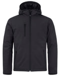 Clique Men's Equinox Insulated Softshell Full Zip Hooded Jacket-1