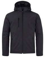 Clique Men's Equinox Insulated Softshell Full Zip Hooded Jacket-1
