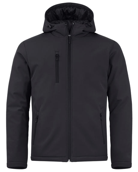 Clique Men's Equinox Insulated Softshell Full Zip Hooded Jacket-1