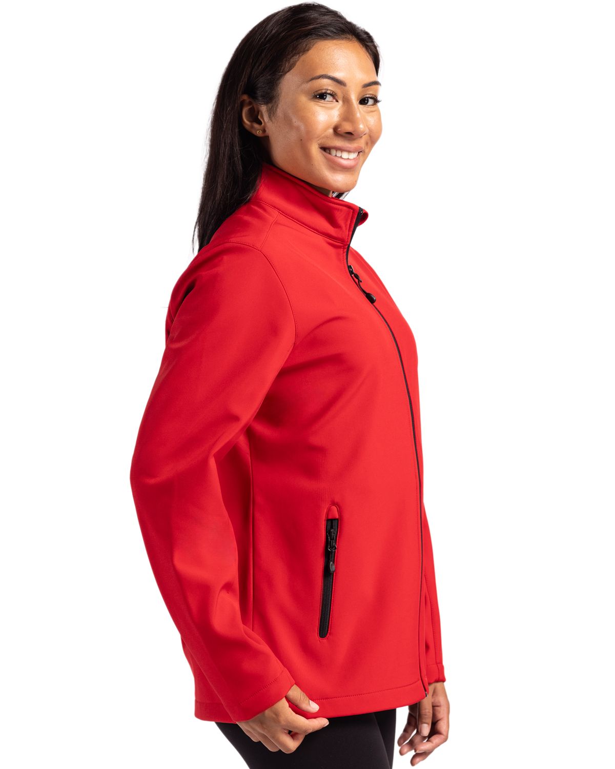 Clique Women's Tempo Recycled Stretch Softshell Full Zip Jacket-3
