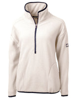Cutter & Buck Women's Cascade Epic Comfort Recycled Sherpa Fleece Pullover Jacket-4