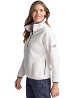 Cutter & Buck Women's Cascade Epic Comfort Recycled Sherpa Fleece Pullover Jacket-9